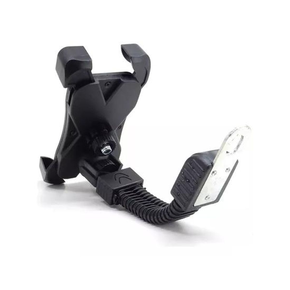GENERICO - Soporte porta celular bici moto manillar color negro