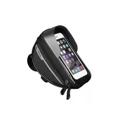 GENERICO - Soporte celular moto y bicicleta impermeable color negro