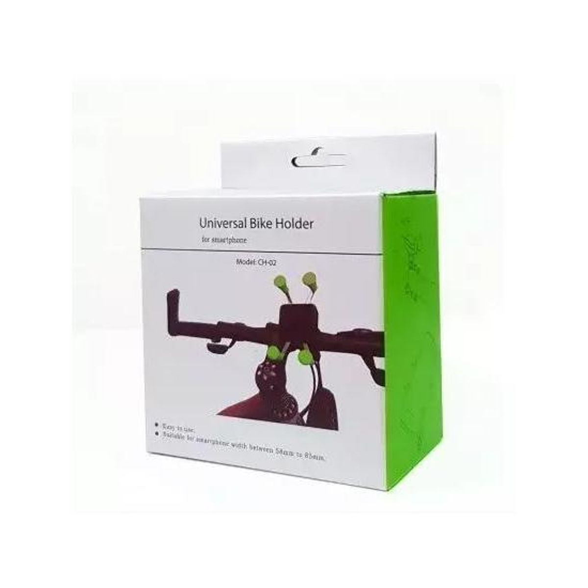 GENERICO - Soporte celular para bicicleta y moto color negro