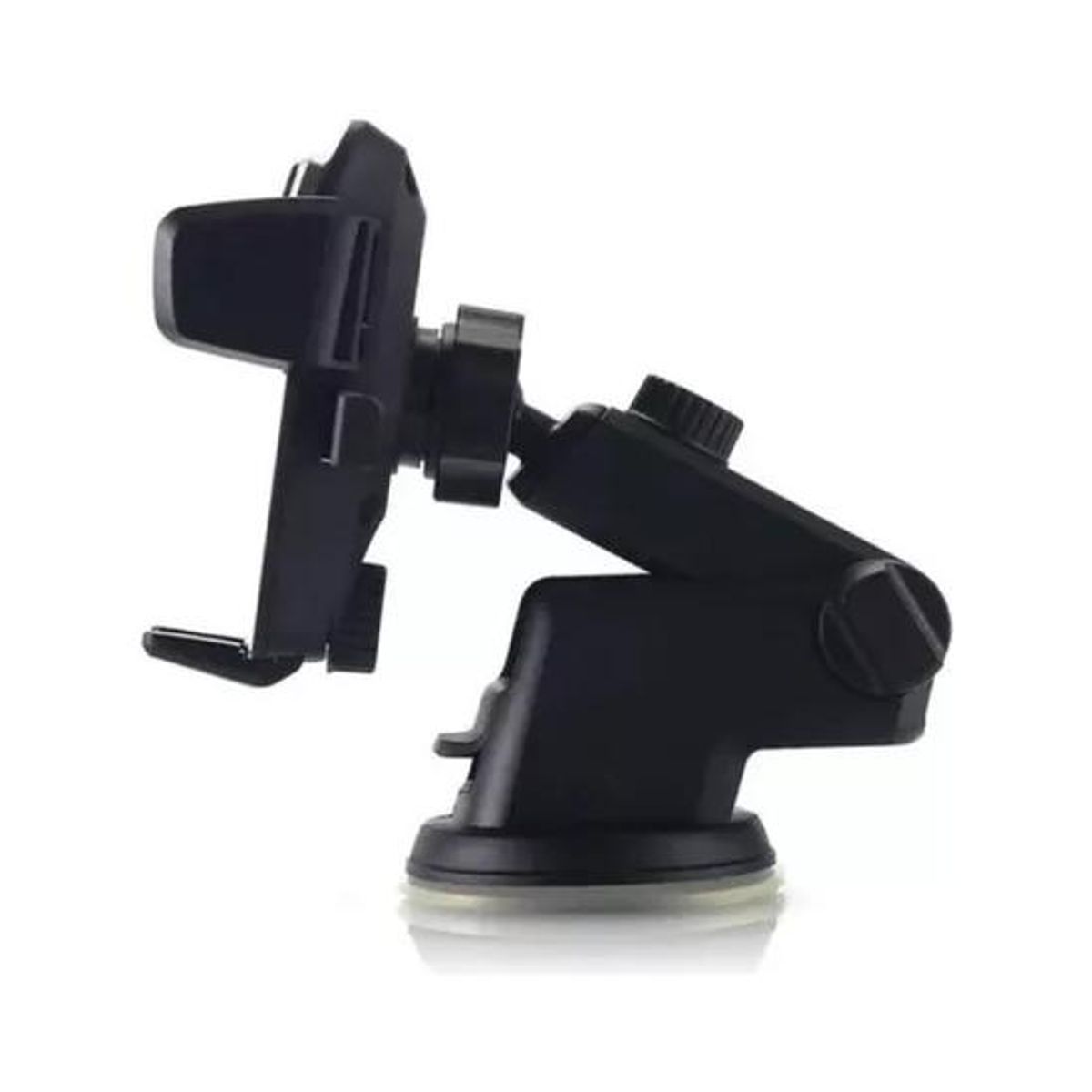 GENERICO - Porta celular GPS para auto parabrisas ajustable color negro