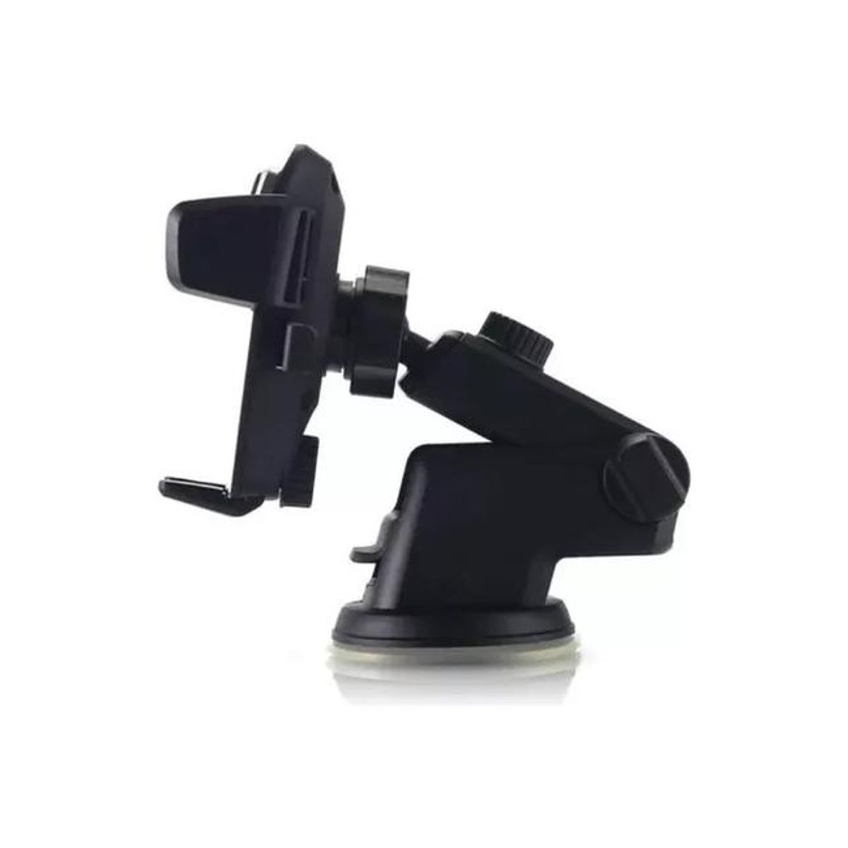 GENERICO - Porta celular GPS para auto parabrisas ajustable color negro