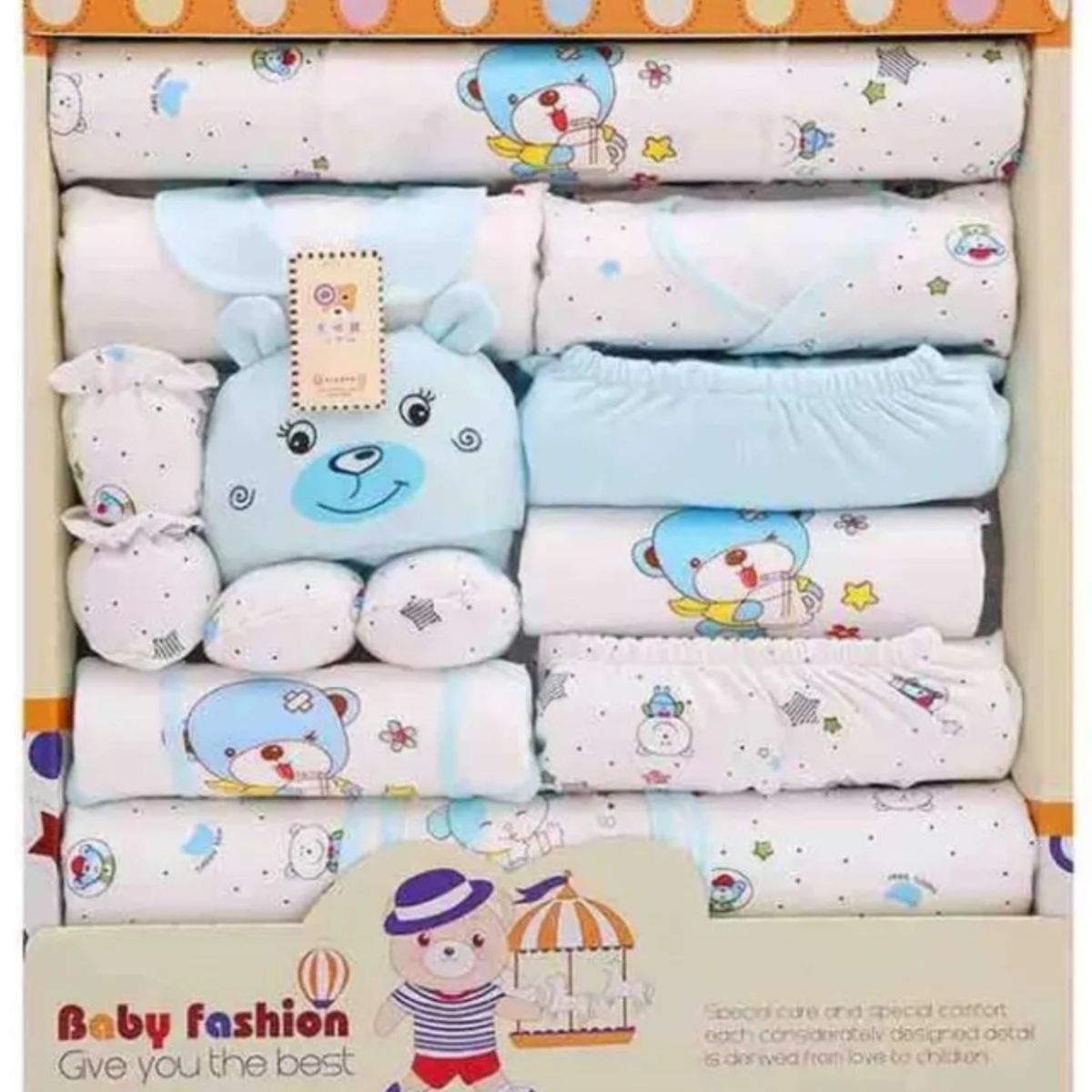 GENERICO - Ajuar Ropa Bebe Recién Nacido De 0 A 3 Meses Pack 18 Piezas