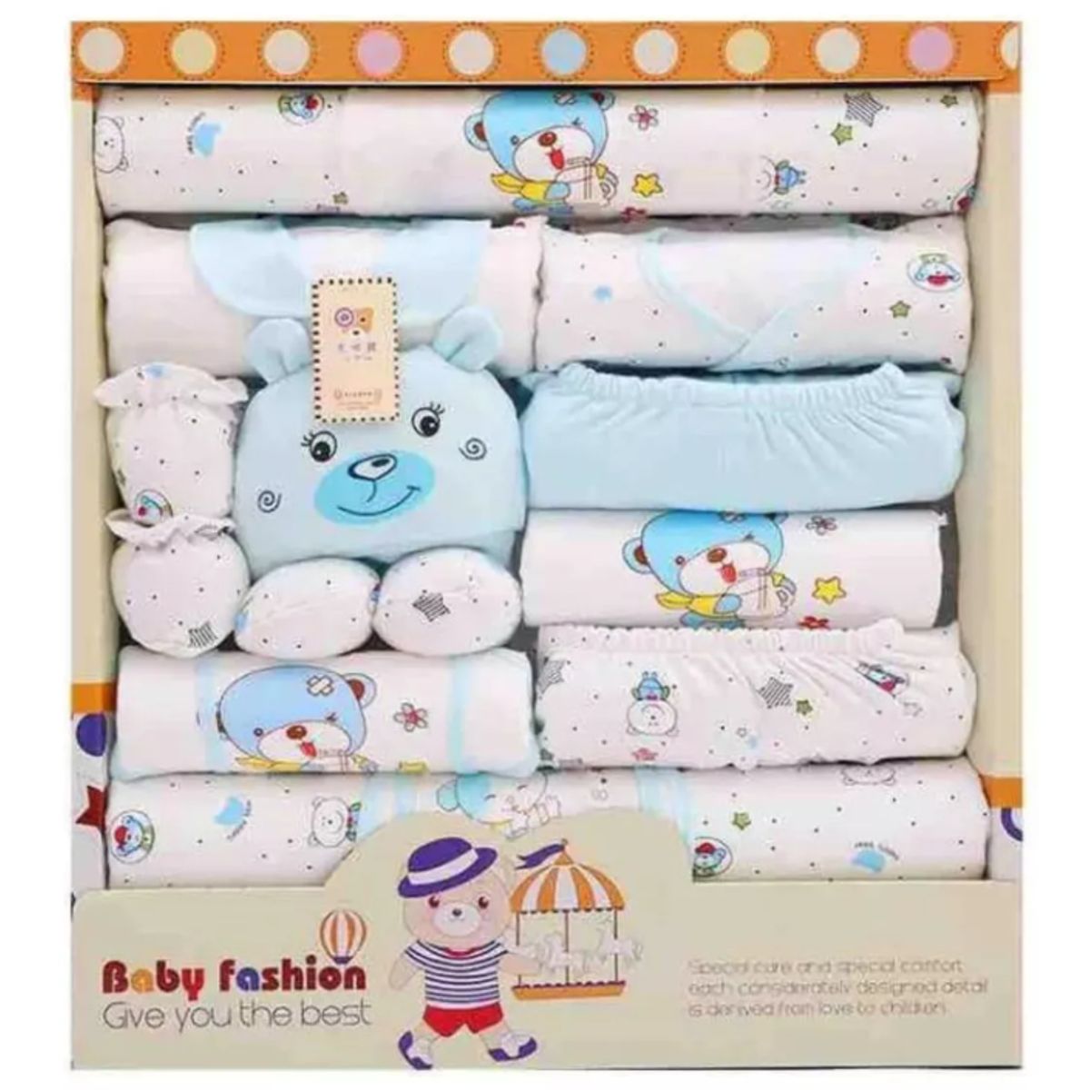 GENERICO - Ajuar Ropa Bebe Recién Nacido De 0 A 3 Meses Pack 18 Piezas