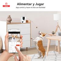 Cámara Inteligente Mascota Con Alimentador Automático