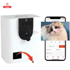 KOBA - Cámara Inteligente Mascota Con Alimentador Automático