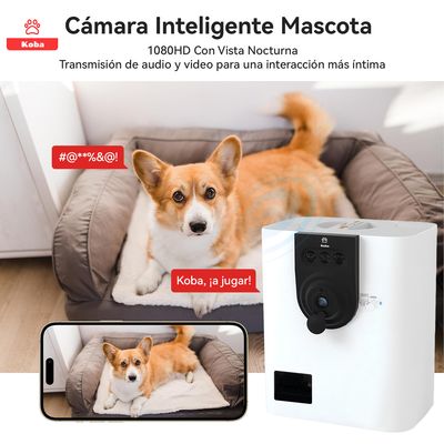 Imagen 2 del producto Cámara Inteligente Mascota Con Alimentador Automático