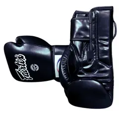 GENERICO - Guantes De Boxeo Muay Thai Fairtex NEGRO 14 OZ