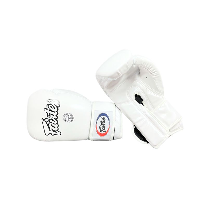 GENERICO - Guantes De Boxeo Muay Thai Fairtex BLANCO 14 OZ