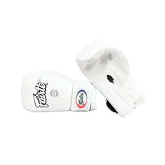 GENERICO - Guantes De Boxeo Muay Thai Fairtex BLANCO 14 OZ