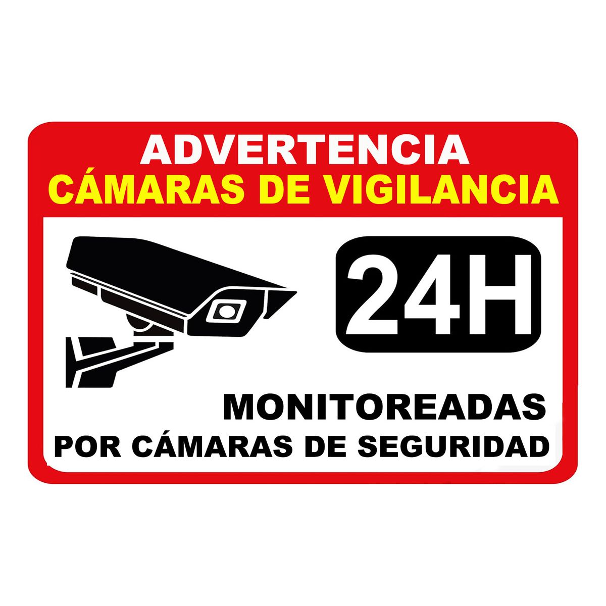 30x20cm Señal De Cámara De Seguridad Hogar Oficina Tienda, marca GENERICO - Foto Principal
