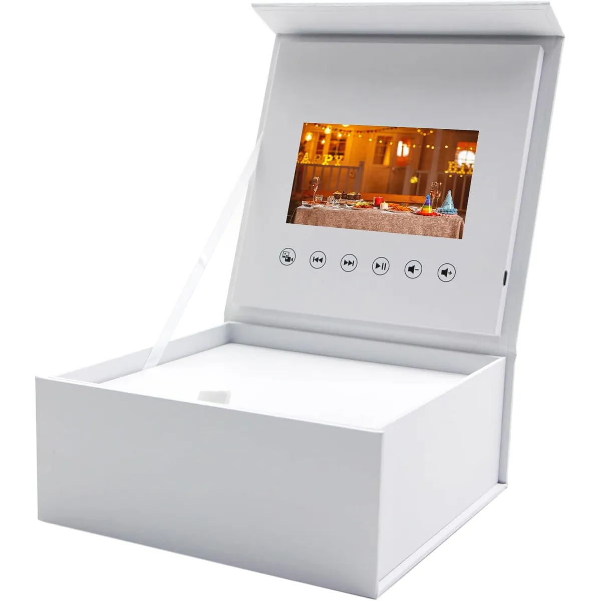 NEOSMART - Neosmart Caja Regalo 5'' Pantalla IPS  Diseño Tapa Magnética Reproduce Video