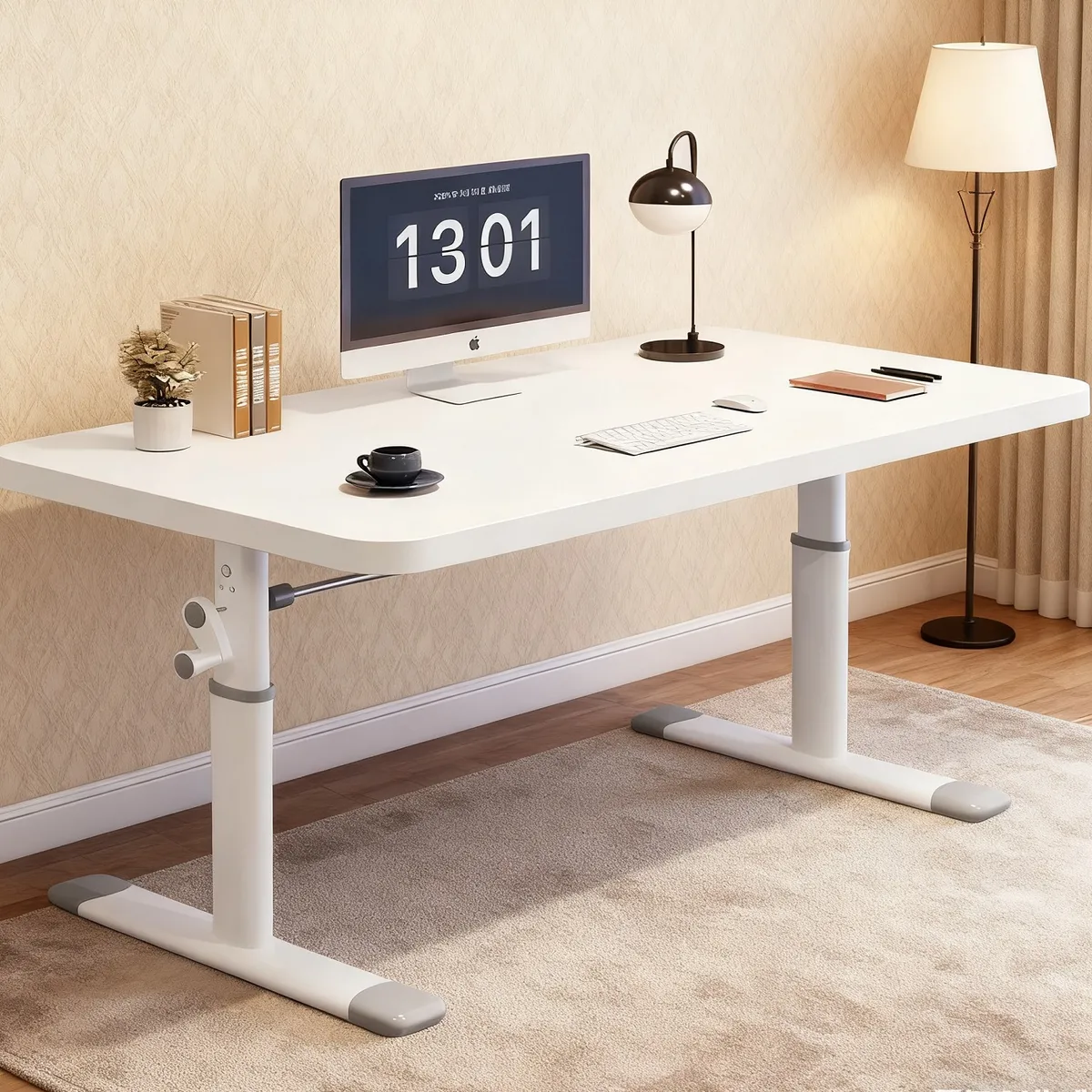 VIDITA - Escritorio Altura Ajustable Manual 120cm Ergonómico