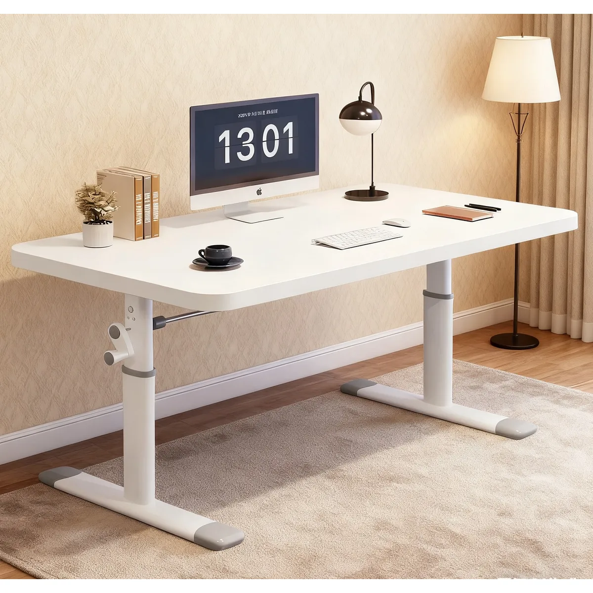 VIDITA - Escritorio Altura Ajustable Manual 120cm Ergonómico