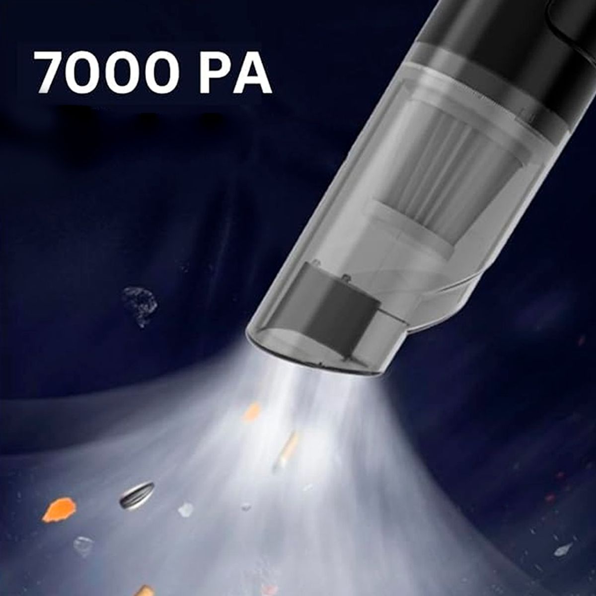 GENERICO - Aspiradora De Mano Silenciosa Inalámbrica Portátil Para Automóvil