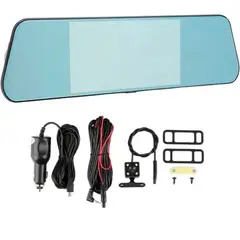 GENERICO - Retrovisor Con Cámara De Salpicadero Y Espejo DVR HD 1080P