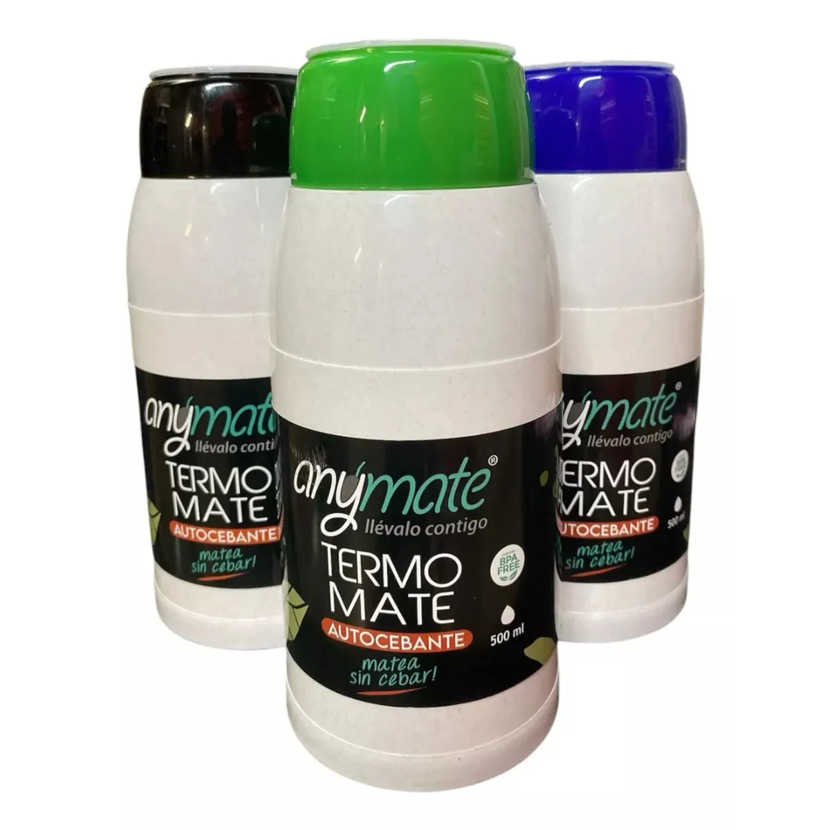 GENERICO - Mate Travel Autocebante Anymate 500 ML