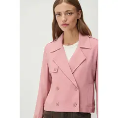 IO - Trench Liso Corto Rosa