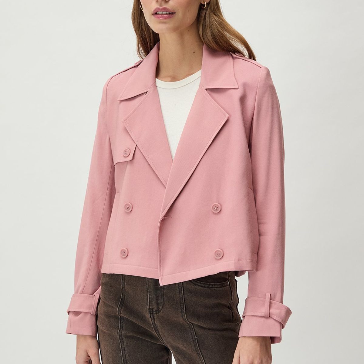 IO - Trench Rosado Mujer Io