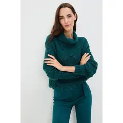 IO - Sweater Liso Verde Oliva