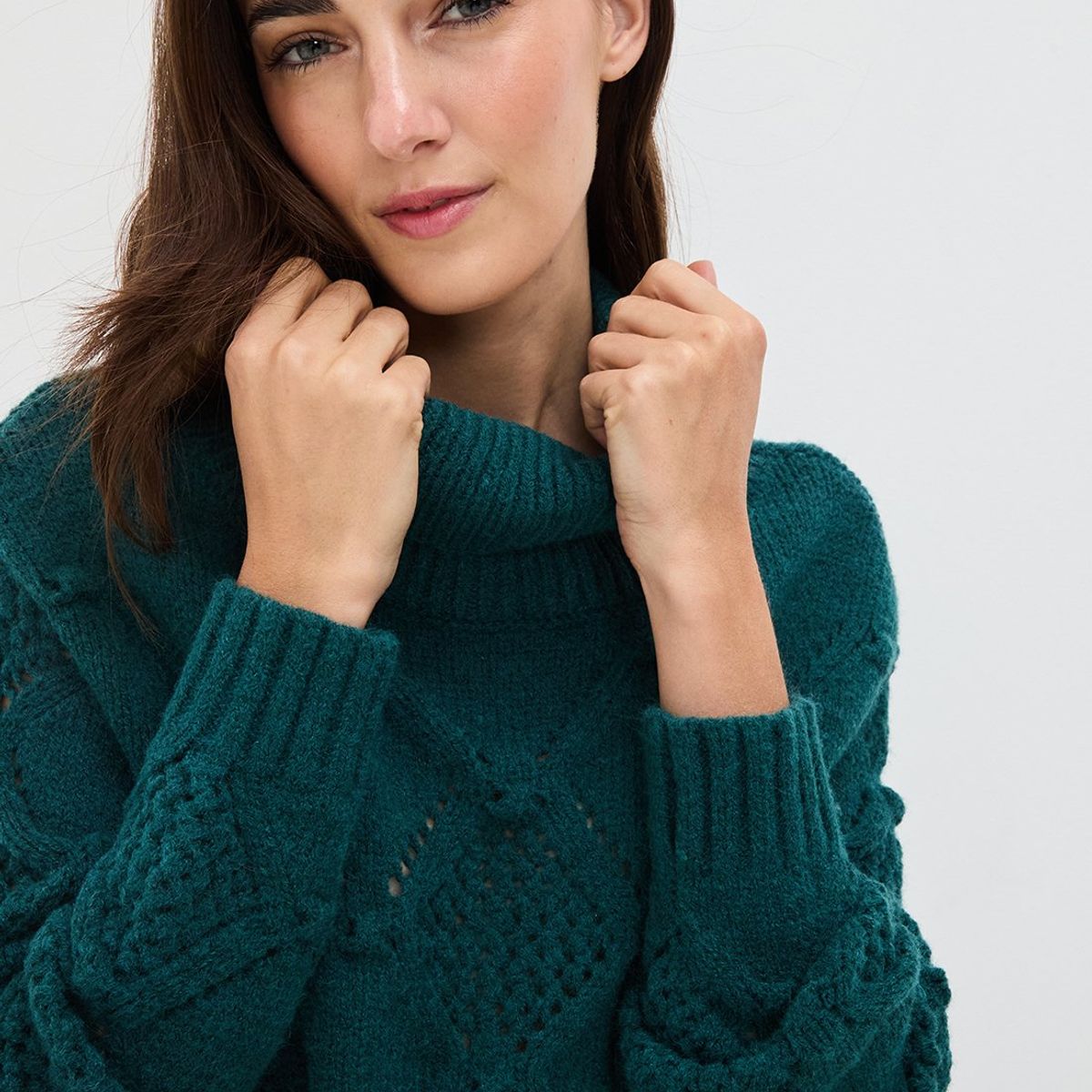 IO - Sweater Verde Musgo Mujer Io