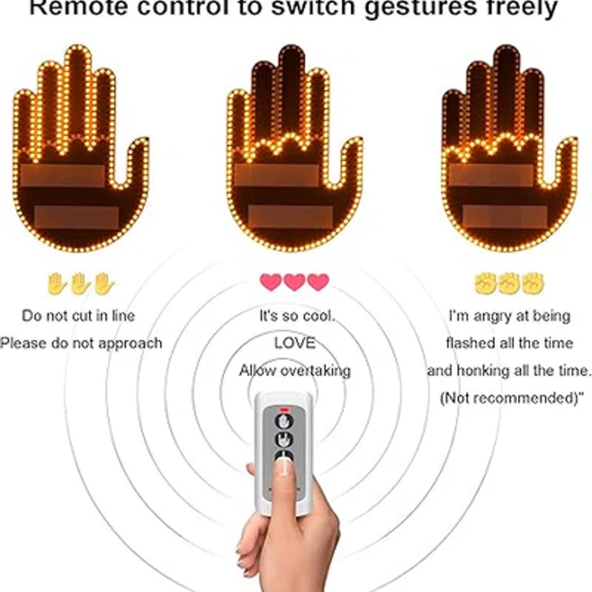 MOVI - Mano Led Para Automoviles Y Vehiculos