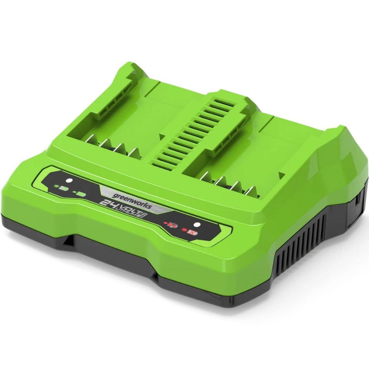 GREENWORKS - Cargador de Batería Dual Greenworks 24V - 4.0 AH -2933207