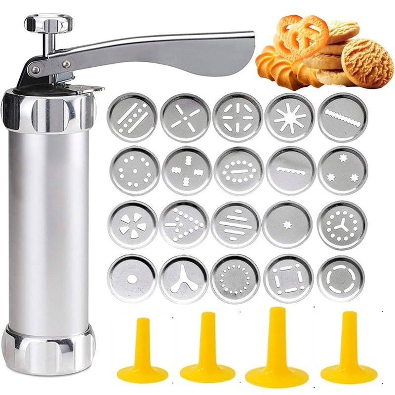 GENERICO - Máquina Para Hacer Galletas Molde 20 Formas Diferentes