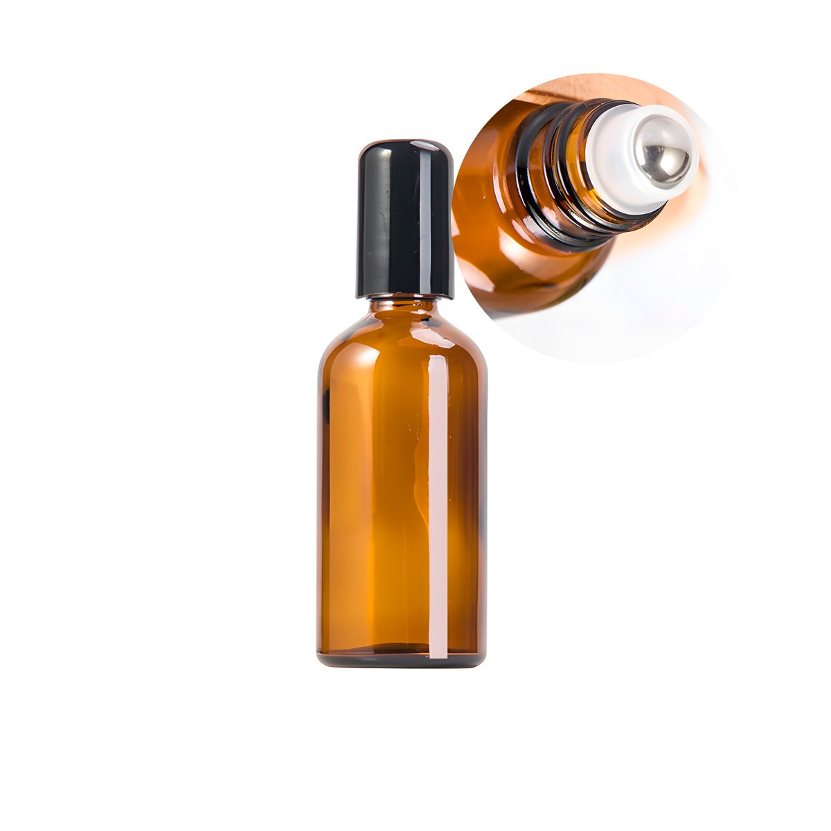 GENERICO - 24 Frascos Roll On Rodilo Vidrio Aceite Esencial 15ml