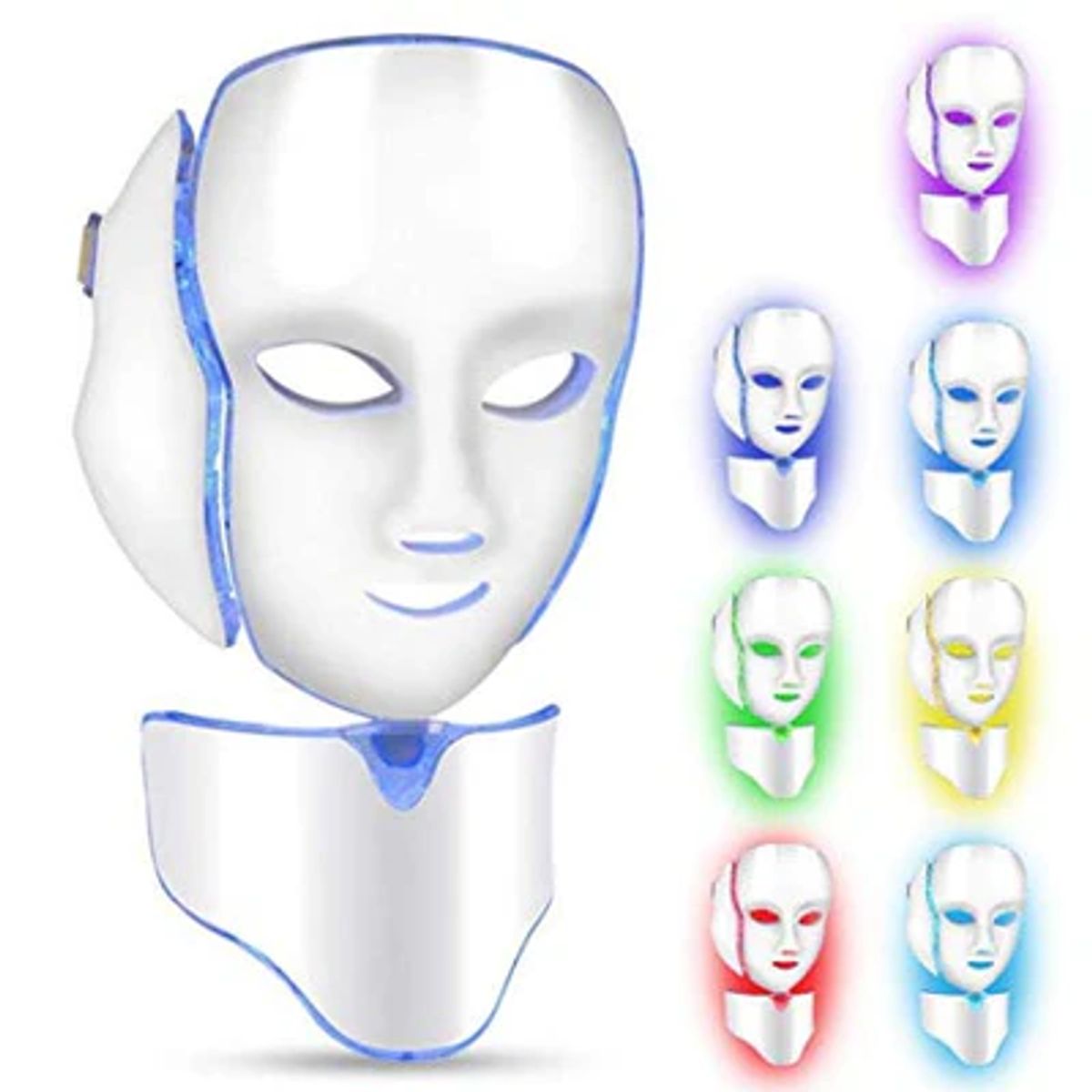 MOVI - MASCARA LED CON CUELLO ANTIARRUGAS MANCHAS ACNE