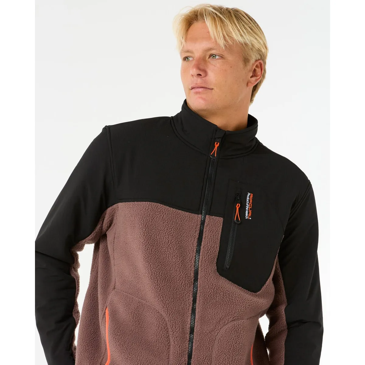 RIP CURL - Poleron Micropolar Rusher Multicolor Hombre Rip Curl - Multicolor
