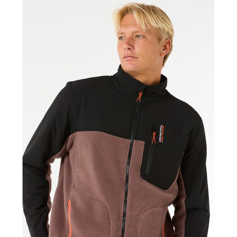 RIP CURL - Poleron Micropolar Rusher Multicolor Hombre Rip Curl - Multicolor