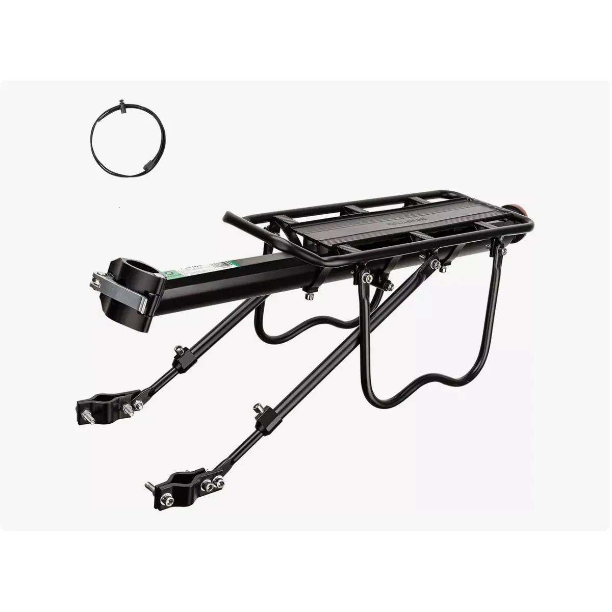 GENERICO - Parrilla Trasera Bicicleta Para Aro 20 - 29 De Aluminio Con Reflector