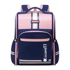 LUBABYCAS - Mochila Escolar Infantil Impermeable 5S Rosada