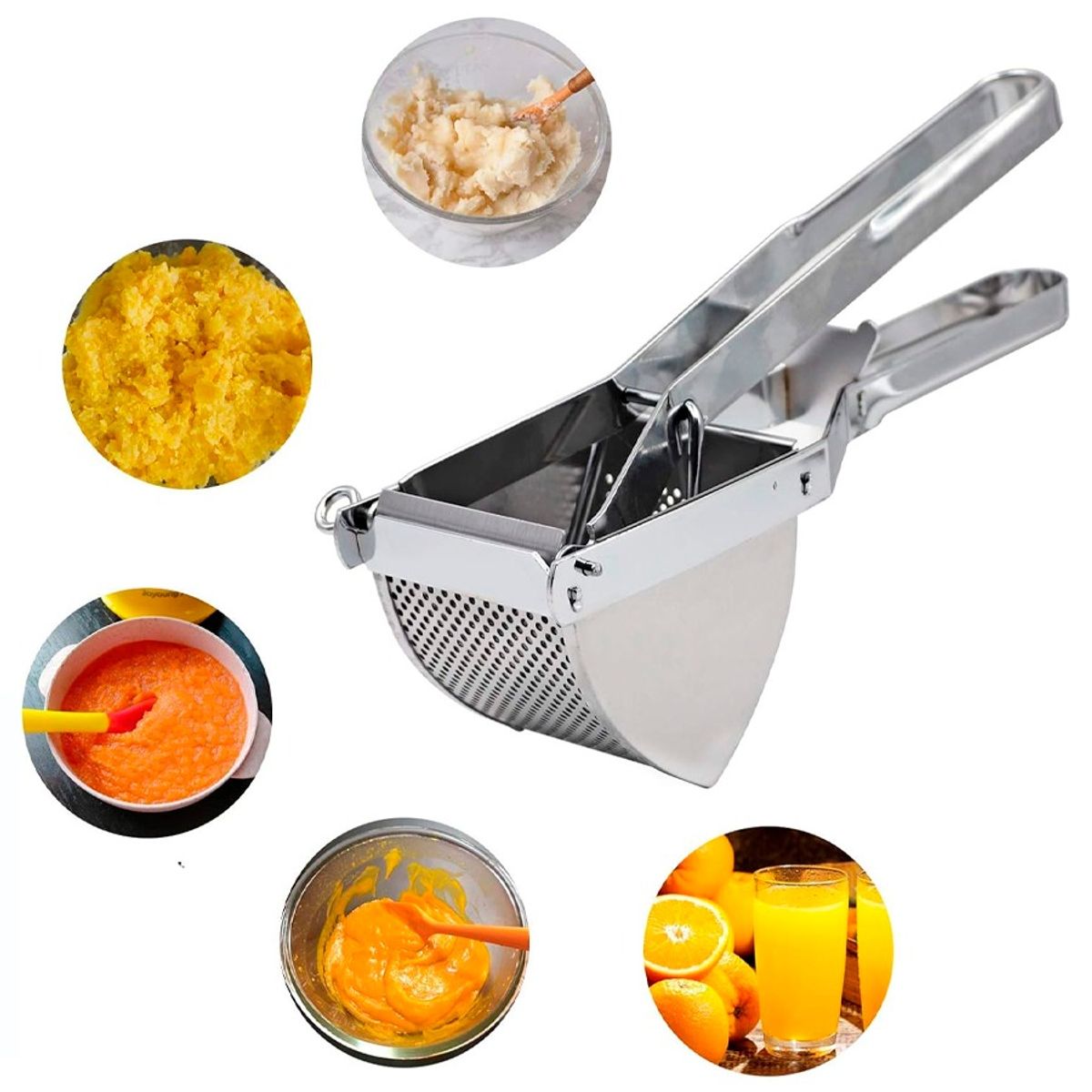 GENERICO - Prensa Manual Moledor De Papas Acero Inoxidable