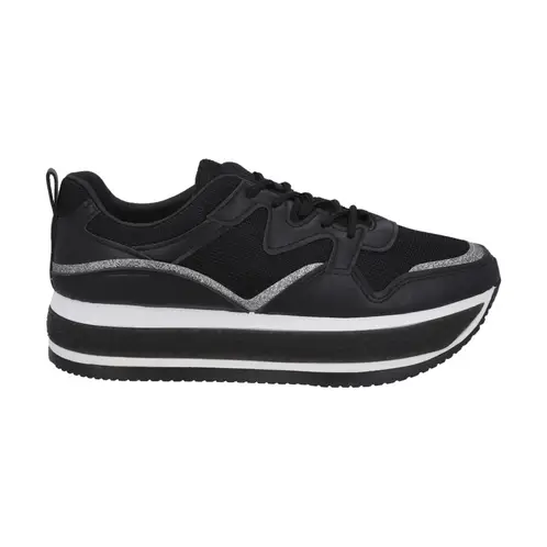 POLICE - Zapatilla Mujer Negro Rock 173