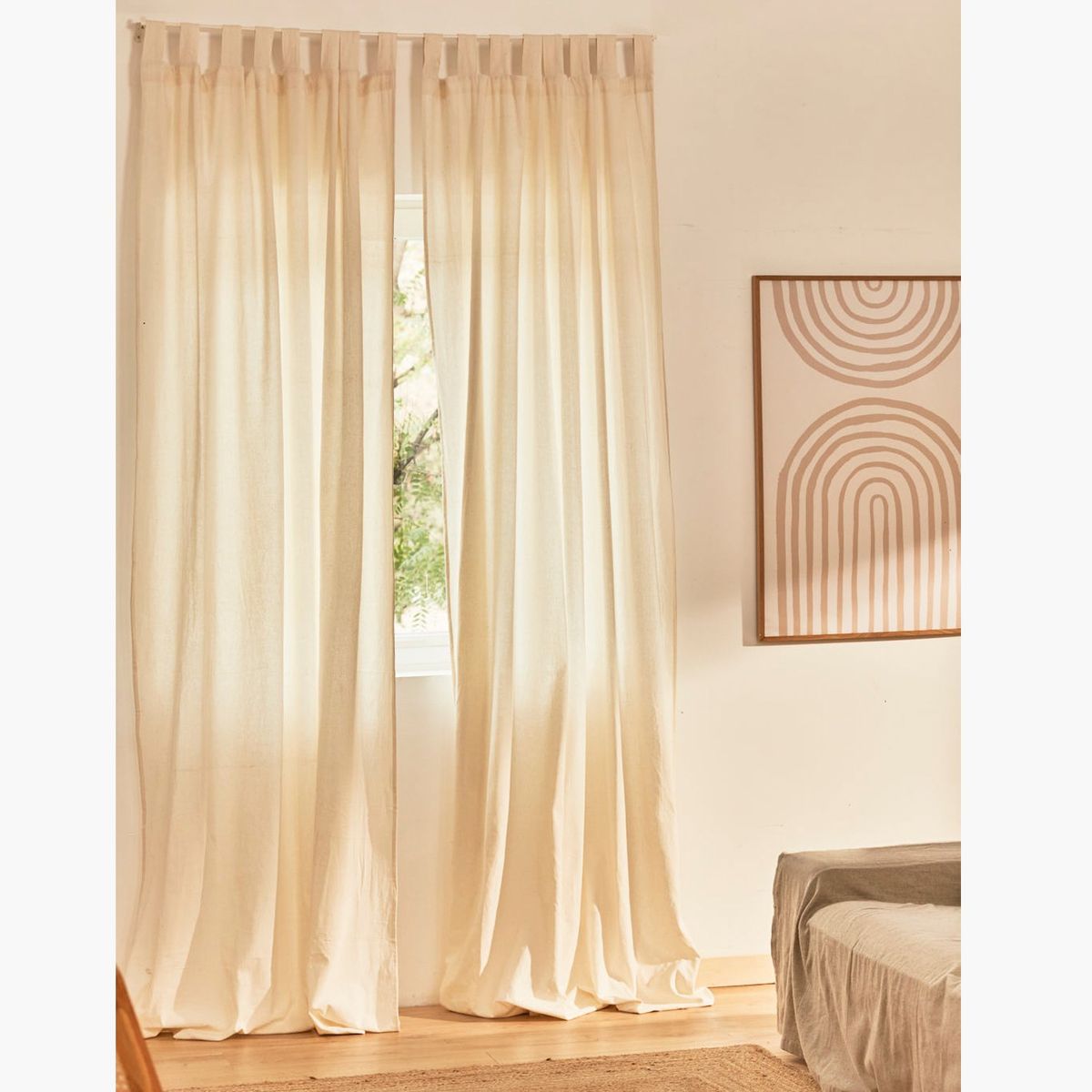 CALMA HOUSE - Cortina Karur 140x280 Crudo Calma House