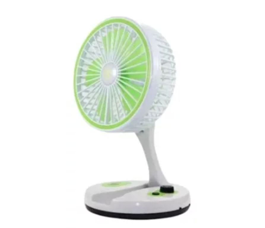 GENERICO Ventilador Recargable Inalámbrico Portátil Con Luz Led