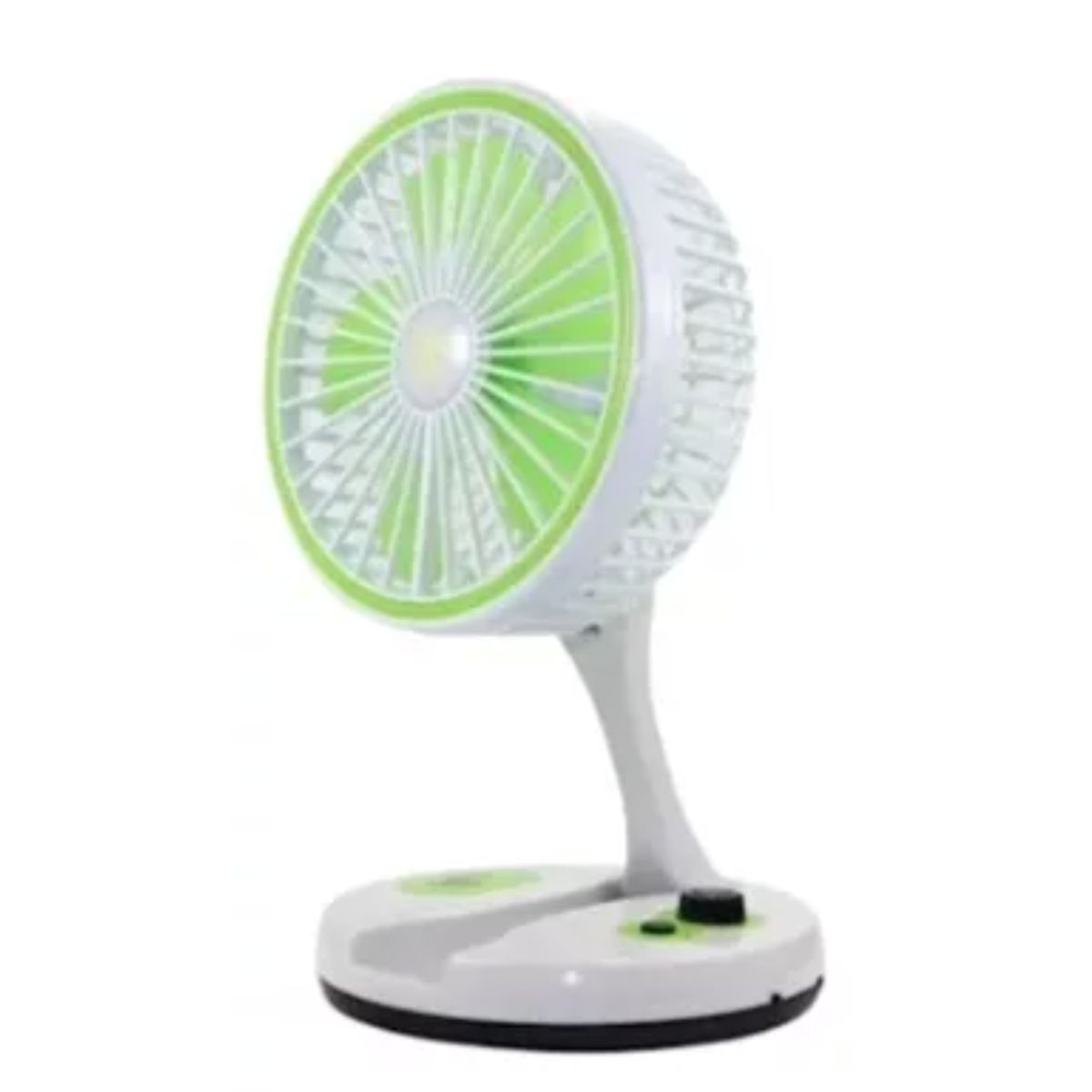 GENERICO - Ventilador Recargable Inalámbrico Portátil Con Luz Led