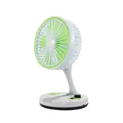 GENERICO - Ventilador Recargable Inalámbrico Portátil Con Luz Led