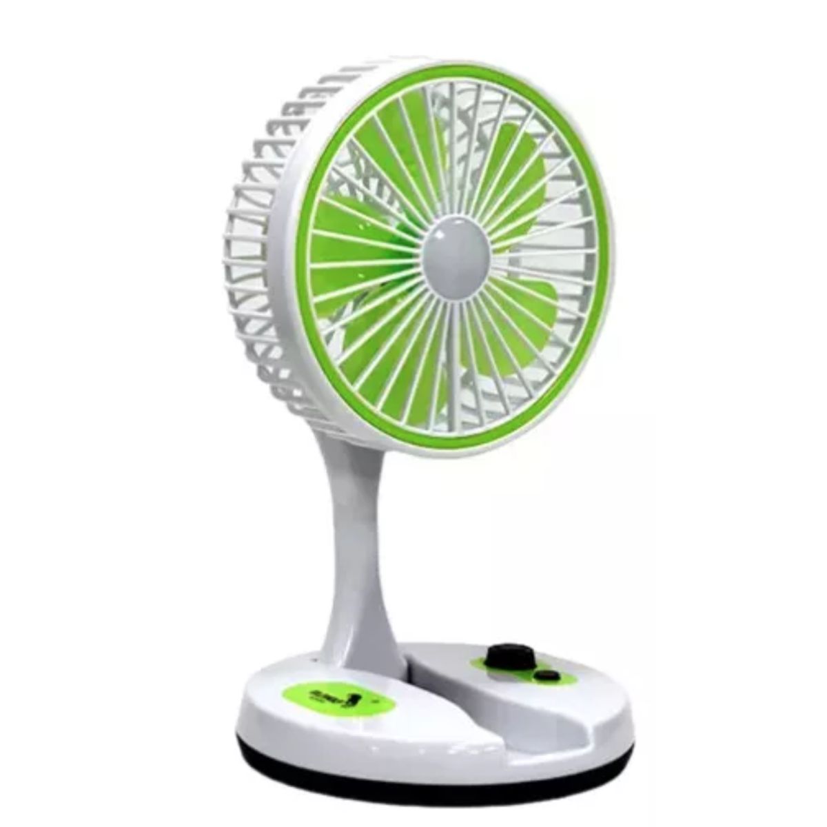 GENERICO - Ventilador Recargable Inalámbrico Portátil Con Luz Led