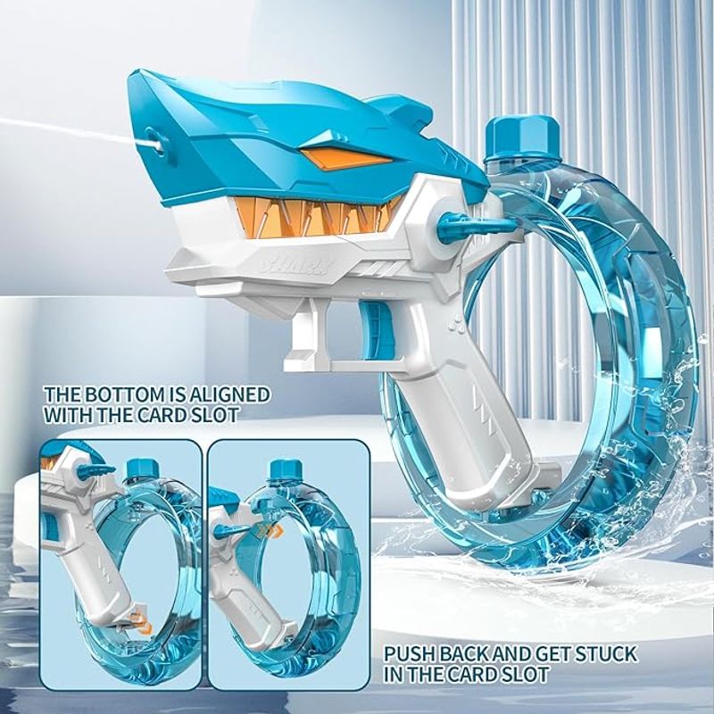 MOVI - PISTOLA DE AGUA ELECTRICA MODELO TIBURON