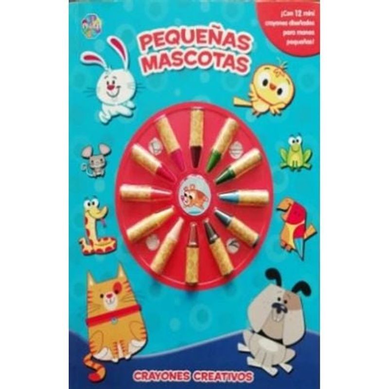 PLANETA JUNIOR - Crayones Creativos Pequeñas Mascotas