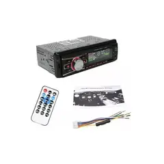 GENERICO - Radio auto 1 Din Bluetooth USB MP3 MicroSD Aux FM color negro