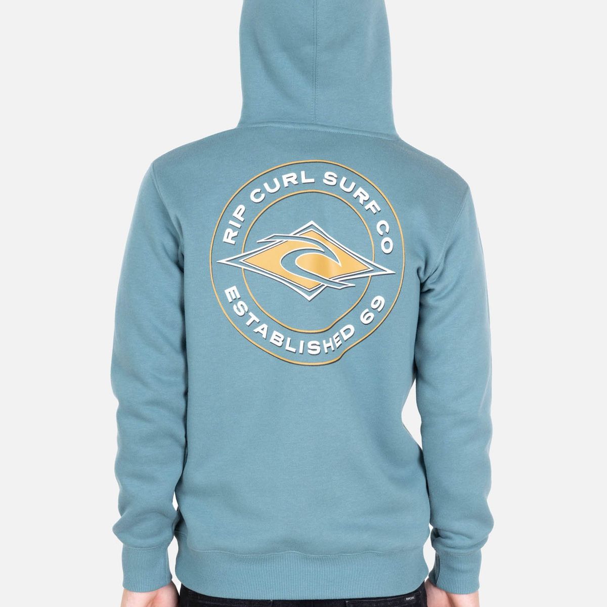 RIP CURL - Poleron Canguro Swellon Celeste Infantil Rip Curl - Celeste