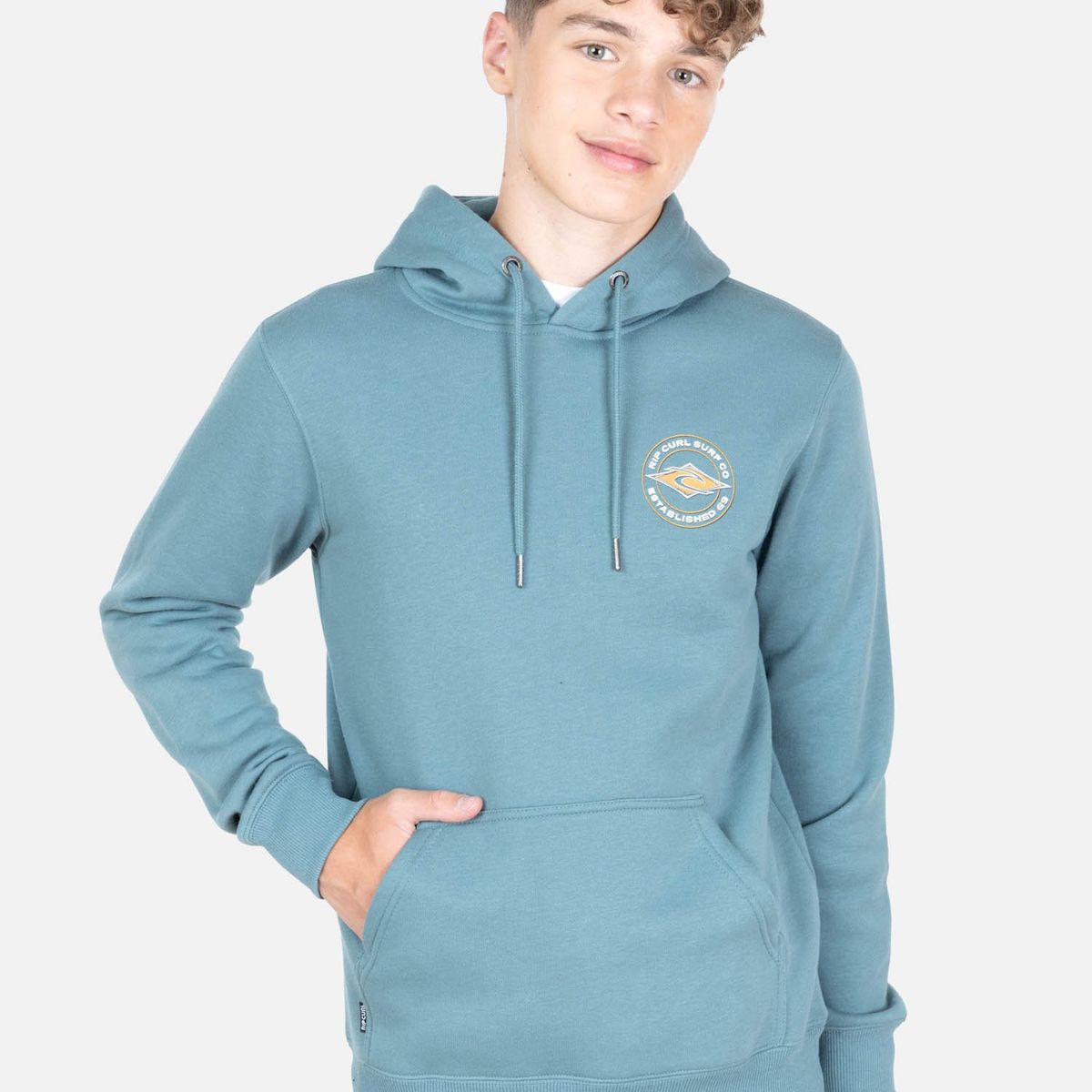 RIP CURL - Poleron Canguro Swellon Celeste Infantil Rip Curl - Celeste