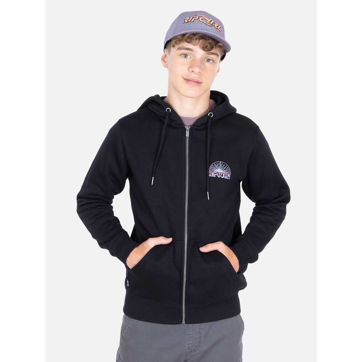 RIP CURL - Poleron FZ Zurfia Negro Infantil Rip Curl - Negro