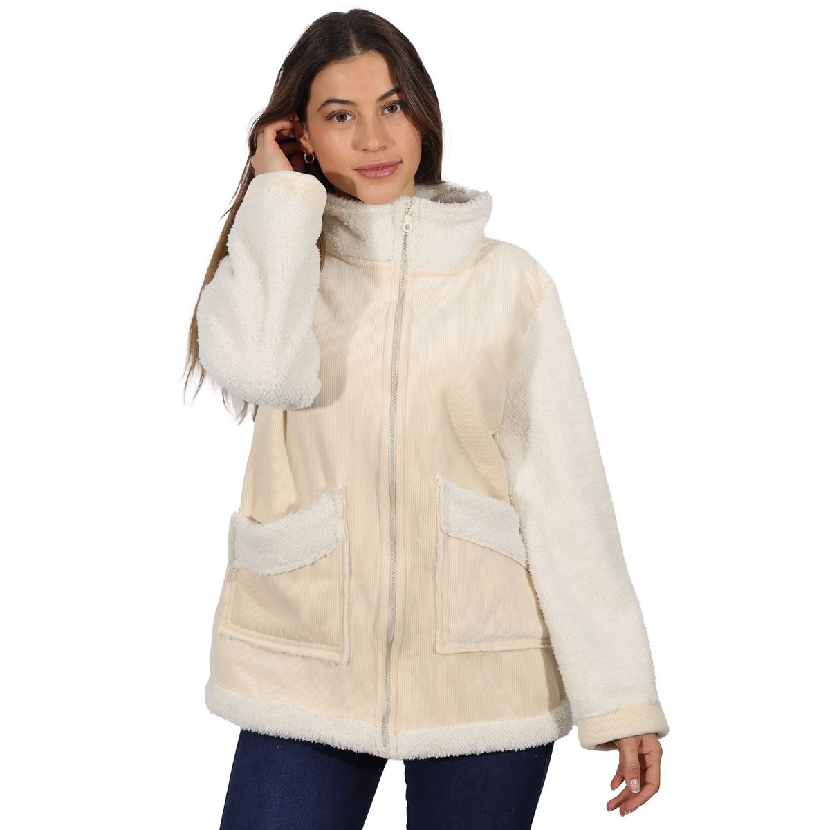 DIVINO JEANS - Chaqueta Tyta II Crudo Divino Jeans