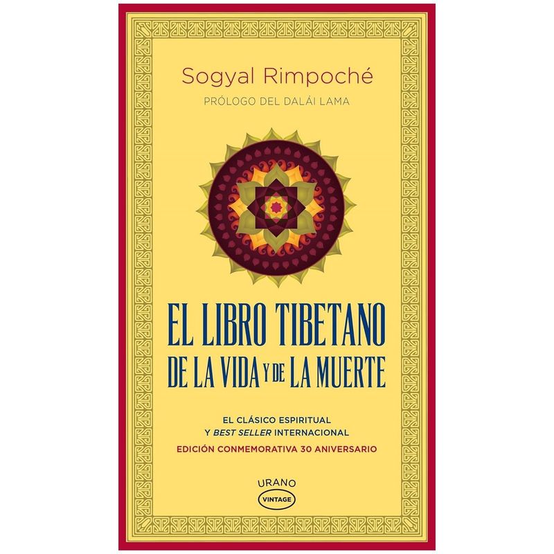 HITWAY MUSIC - EL LIBRO TIBETANO DE LA VIDA Y LA MUERTE TAPA RÚSTICA - SOGYAL RIMPOCHÉ - LIBRO