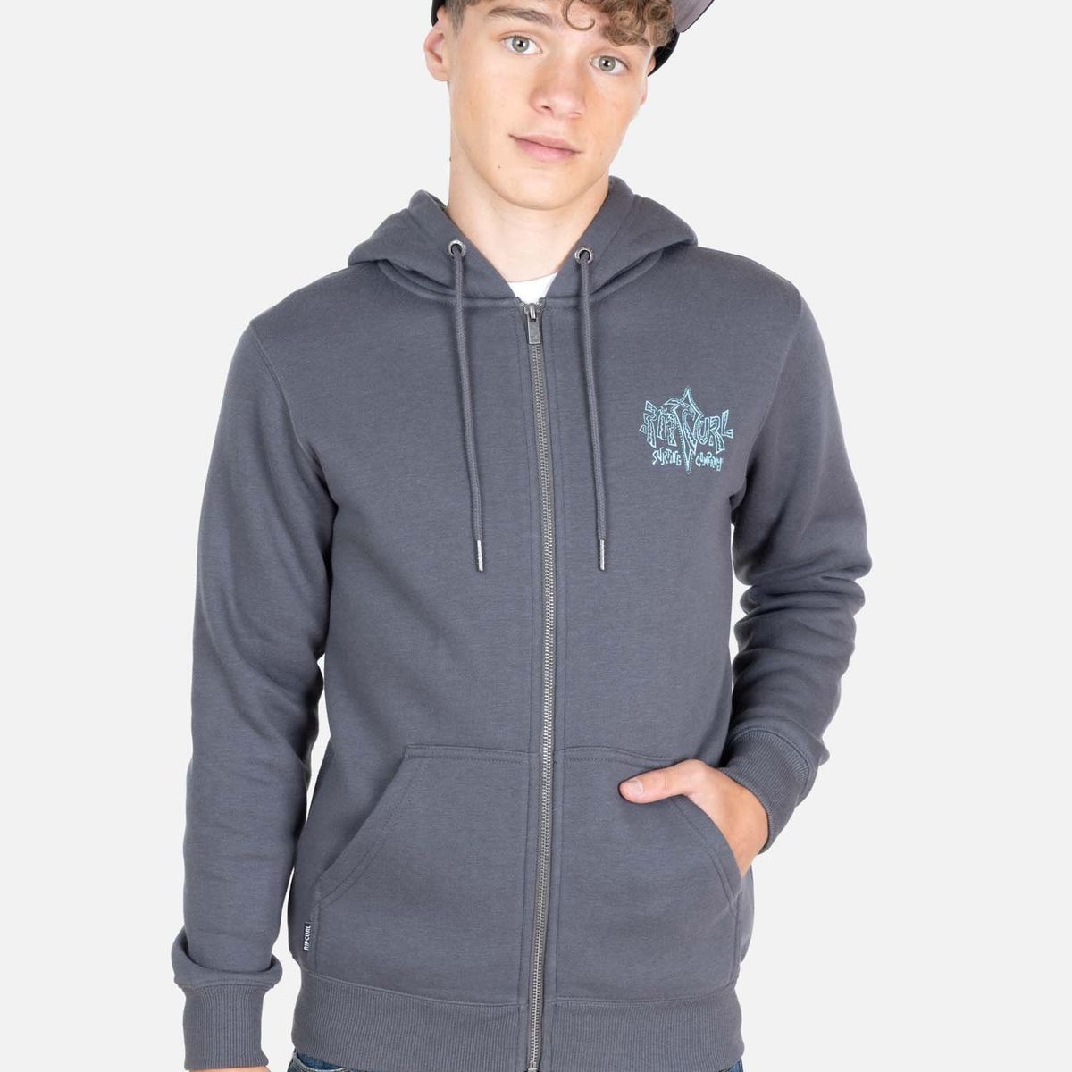 RIP CURL - Poleron FZ Breakis Gris Infantil Rip Curl - Gris