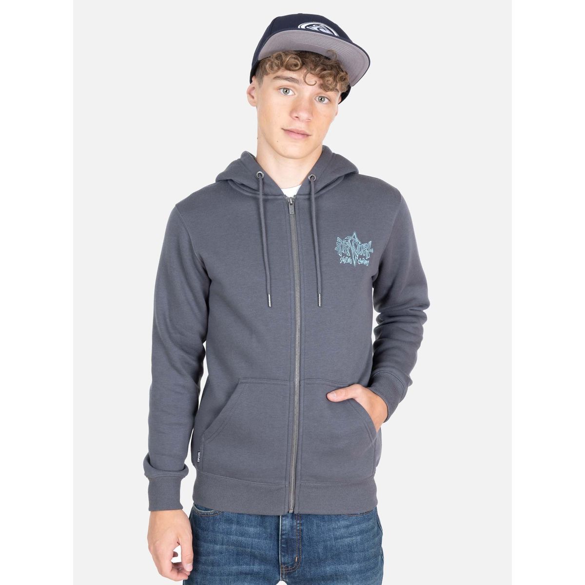 RIP CURL - Poleron FZ Breakis Gris Infantil Rip Curl - Gris